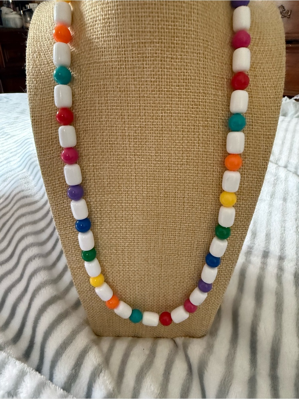Women’s Vintage Rainbow Statement Necklace